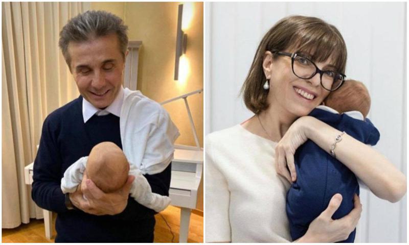 ბიძინა ივანიშვილი და ეკა­ტე­რი­ნე ხვე­დე­ლი­ძე შვილიშვილთან ერთად - ფოტო ბერას "ინსტაგრამიდან"