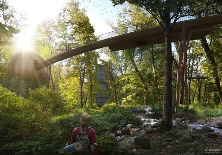 როგორი იქნება ლაგოდეხში ხის კენწეროების ბილიკი? - მსგავსი რამ მხოლოდ წამყვან პარკებშია(+ფოტო)