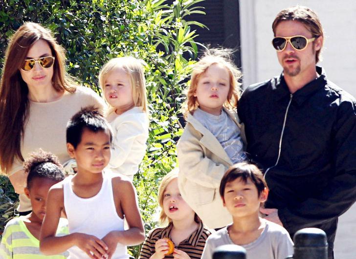 ბრედ პიტი ნაშვილებ ბავშვებზე უარს ამბობს? - შობას მსახიობი მხოლოდ ბიოლოგიურ შვილებთან გაატარებს