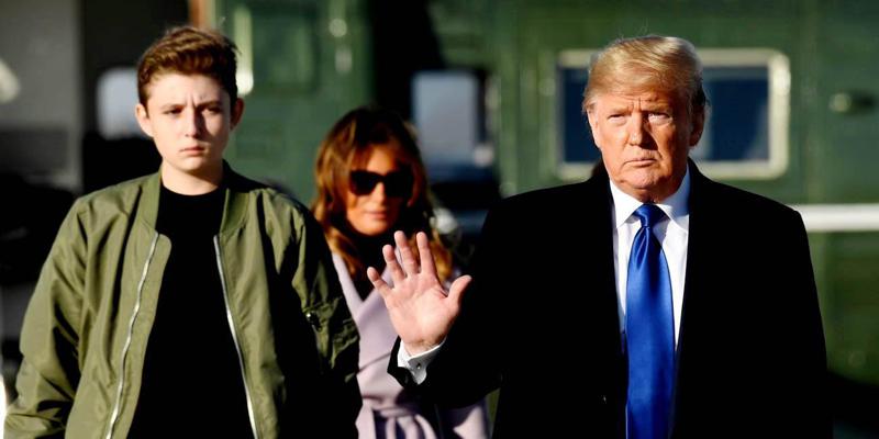 დონალდ ტრამპის უმცროსი ვაჟი ინტერნეტვარსკვლავი გახდა - "მსოფლიოში ყველაზე მაღალი 13 წლის ბიჭის" ფოტოები