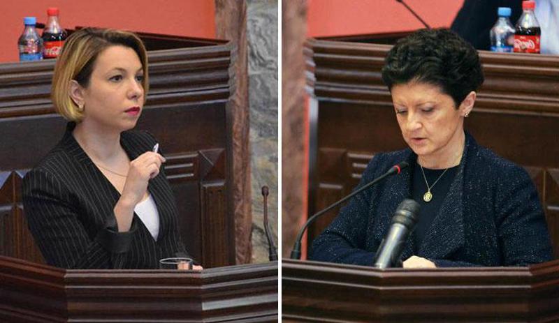 "ციხეში ისეთ თანამშრომელს ნუღარ გამოგზავნით, რომელსაც დახეული ჯინსი აცვია..." - ნინო ლომჯარიას და თეა წულუკიანის  დაპირისპირება პარლამენტში