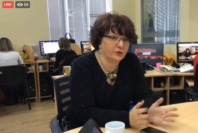 LIVE "ნიუსრუმიდან" - თინა ხიდაშელი