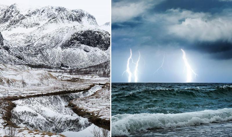მთაში ძლიერი თოვლი, ქარბუქი და ზღვაზე შტორმი - როგორი ამინდი იქნება უახლოესი დღეები