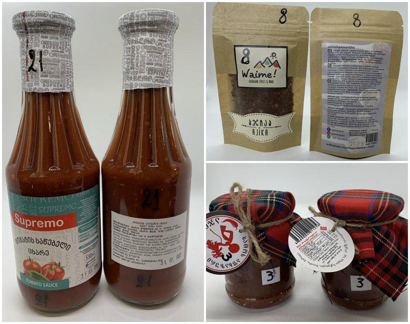 3 სახეობის აჯიკასა და საწებელში საშიში საღებავი "სუდან 1" აღმოჩნდა - შემოწმების შედეგები