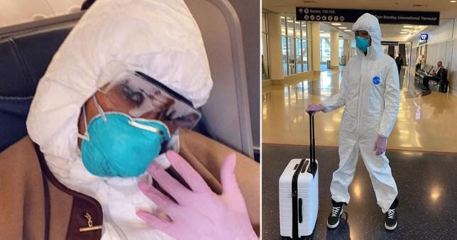 როგორ იცავს თავს კორონავირუსისგან ნაომი კემპბელი - ასე ჩაცმული "შავი ავაზა" აქამდე არ გინახავთ