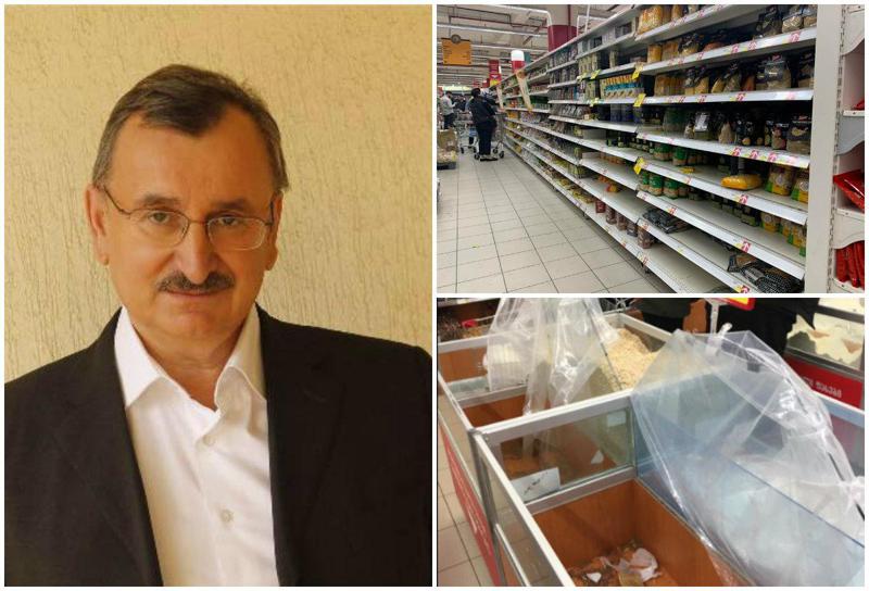 "ნუ იმარაგებთ სურსათს, მსოფლიოში შექმნილ ვითარებაში პრობლემა საქონლის დეფიციტი კი არა, ჭარბწარმოებაა" - რომან გოცირიძე მოსახლეობას