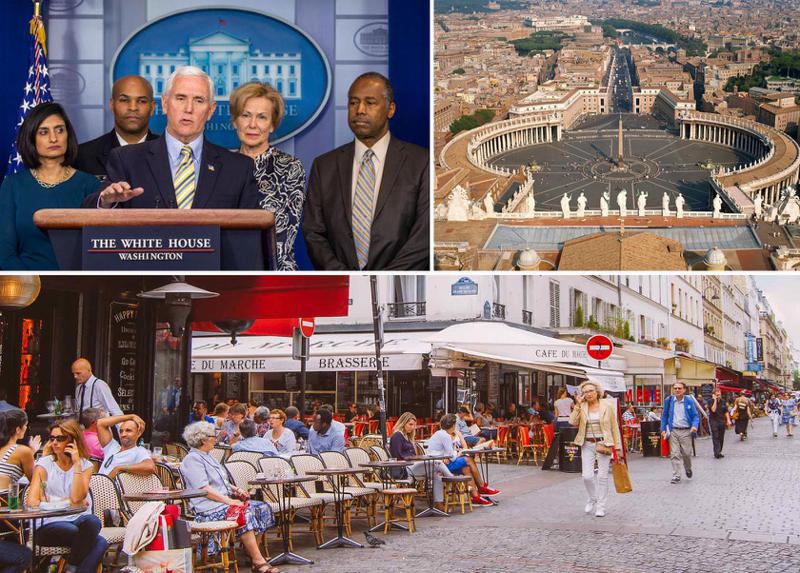 აშშ-ში შესვლა ბრიტანეთიდან და ირლანდიიდან ჩასულ მოქალაქეებსაც აეკრძალათ, საფრანგეთში კი რესტორნები და კინოთეატრები დაიხურება - ცნობები მსოფლიოდან
