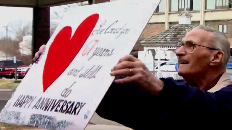 სიყვარული კორონავირუსის დროს - რა სიურპრიზი გაუკეთა ამერიკელმა მამაკაცმა კარანტინში მყოფ ცოლს ქორწინების 67-ე წლისთავზე