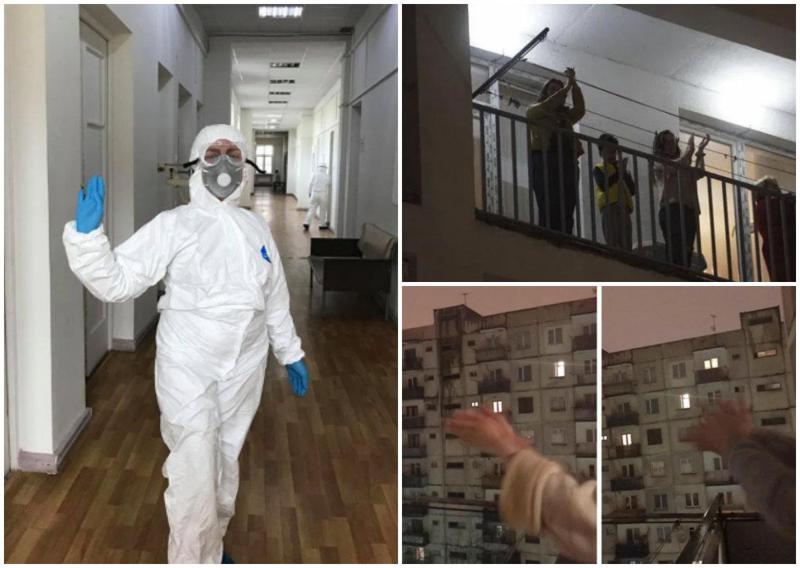 "როცა ეს ყველაფერი დაიწყო, სხვა განზომილებაში მოვხვდი.. გაქრა შიში ინფიცირებულთან კონტაქტისა" - ინფექციურის ექიმის ემოცია "მადლიერების ტაშის" დროს