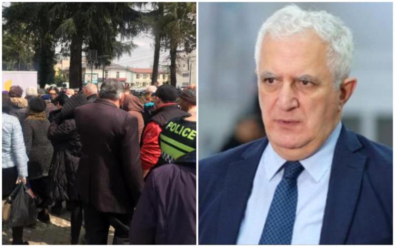 "კარგი საქმის კეთებას სიჩუმე უყვარს, ერთმანეთის გვერდში დგომა წესების დაცვით უნდა ვაკეთოთ" - გამყრელიძე ზუგდიდში პირბადეების დარიგებაზე