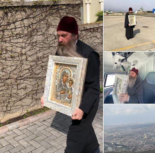 მეუფე იაკობმა ვერტმფრენით შემოუფრინა თბილისს და ღვთისმშობლის ხატით დალოცა ქალაქი - საპატრიარქო ფოტოებს ავრცელებს