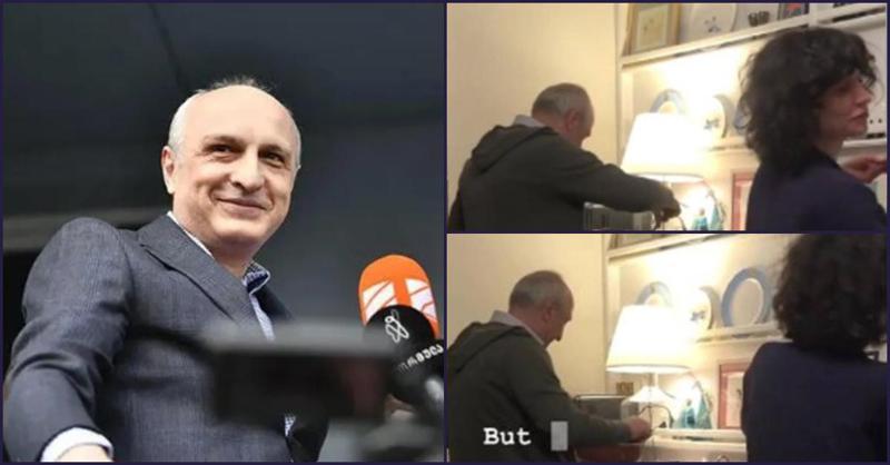 იზოლაცია ოჯახურ გარემოში - ვანო მერაბიშვილის პირველი კადრები, რომელიც კარანტინს ცოლთან ერთად ატარებს