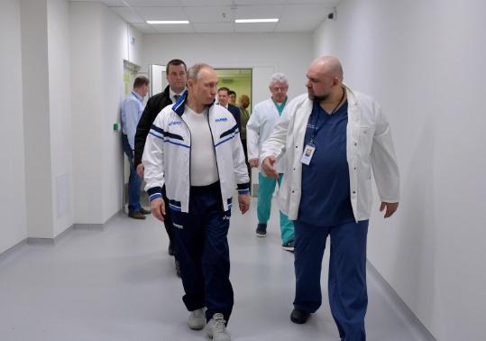 ექიმს, რომელსაც გასულ კვირას ვლადიმერ პუტინი ესტუმრა, კორონავირუსი დაუდგინდა