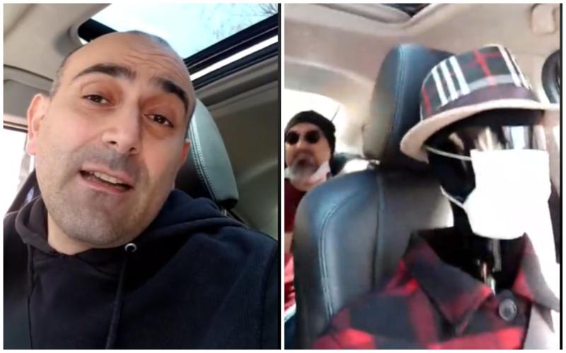 ქართველმა ლექტორმა მანქანაში წინ მანეკენი "ლოლა" ჩაისვა და პატრულს "ეღადავება"