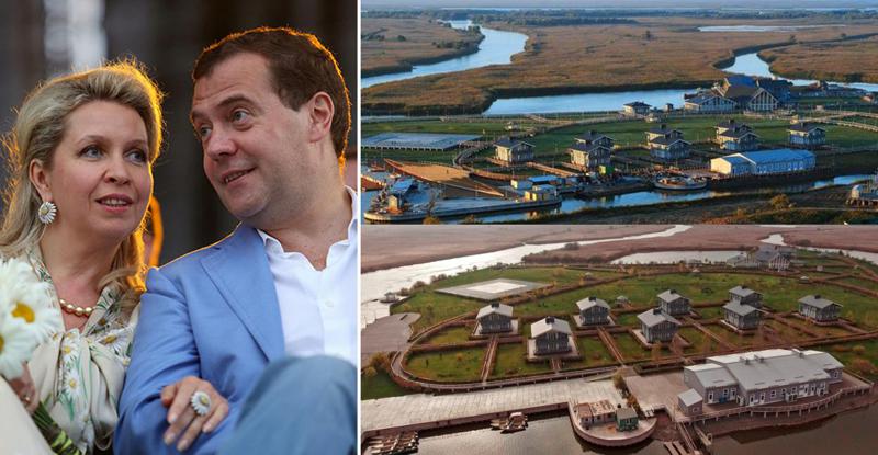 მედვედევის სიმაღლეზე გათვლილი $63.5 მილიონიანი "დაჩა" და ქრთამად მიღებული კუნძული - რუსეთის ექსპრემიერის ზღაპრული ქონება