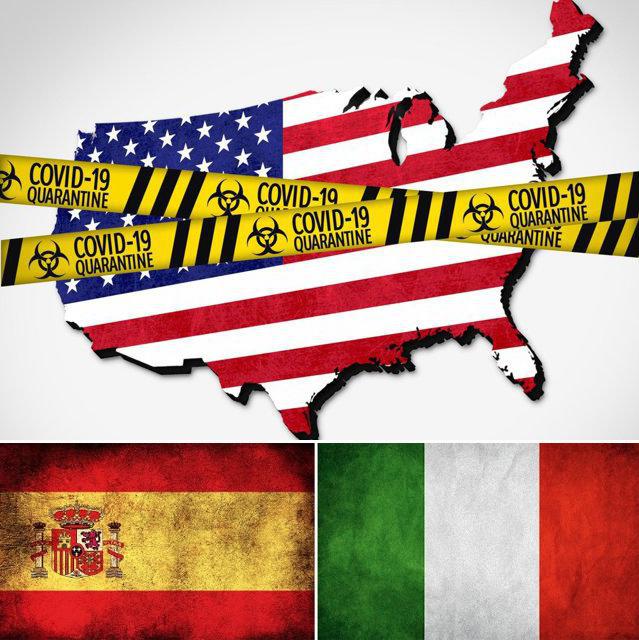 ისტორიაში პირველად, აშშ-ის ყველა შტატი უბედურების ზონად გამოცხადდა - ბოლო 24 საათის მონაცემები მოფლიოს 3 ყველაზე დაზარალებული ქვეყნიდან