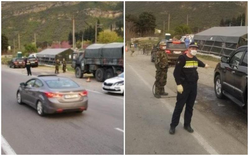 რა ვითარებაა თბილისის შემოსასვლელთან დედაქალაქის დაკეტვამდე რამდენიმე საათით ადრე (ფოტო)