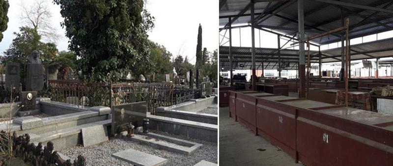 ზუგდიდსა და ფოთში სასაფლაოები და ბაზრები დაიხურება