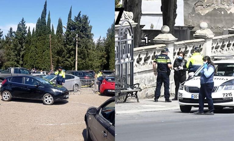 რა ხდებოდა შარშან მიცვალებულთა დღეს თბილისის სასაფლაოებზე და რა ხდება ახლა - ფოტოები