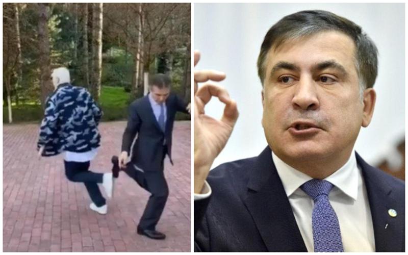 "უმრავლესობა სახლებშია გამოკეტილ... ამ დროს ხელმწიფე და თავის უფლისწული ვიდეოტინგიცით პასუხობენ ერს" - სააკაშვილი ბერას ვიდეოზე