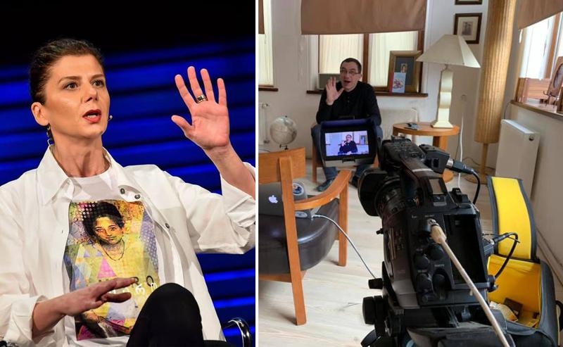 "ჩემი არ იყოს, ისე ქანაობს ლაპარაკისას, ფოკუსში ვერ ხვდება" - როგორ ერთვება "პა­ლიტ­რა­ნი­უ­სის" ეთერში გიგა ბოკერია სახლიდან