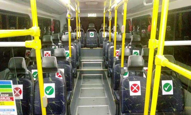 როგორ უნდა დასხდნენ მგზავრები ავტობუსში იმისთვის, რომ დისტანცია შენარჩუნდეს? - ლაგოსის პრაქტიკა, შესაძლოა, მსოფლიოსთვის მაგალითად იქცეს