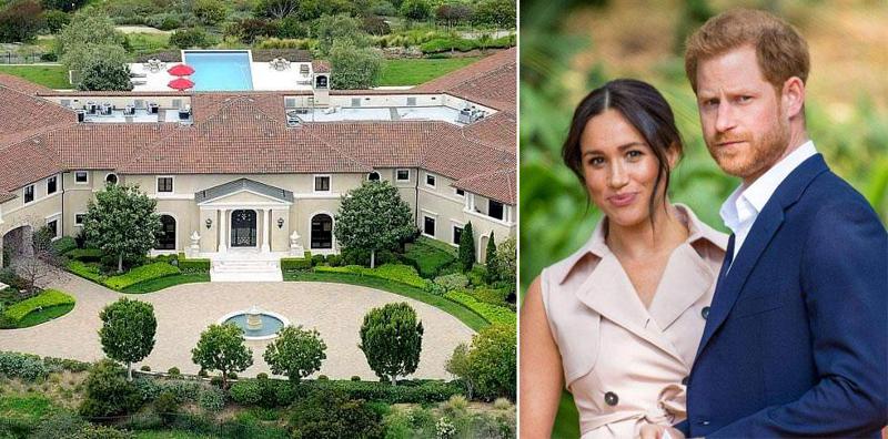 18 მილიონიანი სასახლე 12 აბაზანით - მეგანი და ჰარი ჰოლივუდის ულტრა მდიდრულ ვილაში ცხოვრობენ(ფოტოები)