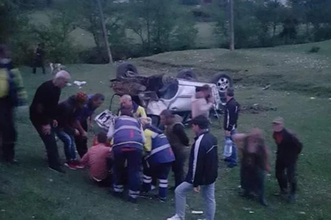 ავარია წყალტუბოში - ავტომობილი ბუნებრივი აირის მილს შეეჯახა