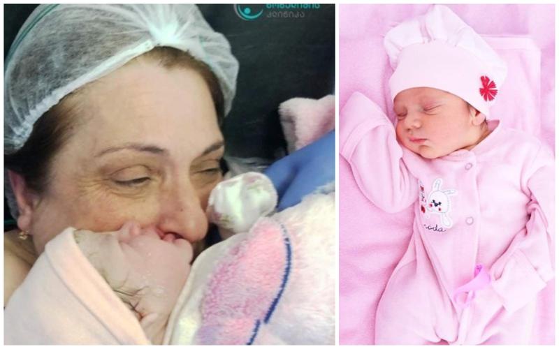 "ის უამრავი იმედდაკარგული ქალისთვის მაგალითი უნდა გახდეს" - ქუთაისში 52 წლის ქალს პირველი შვილი შეეძინა