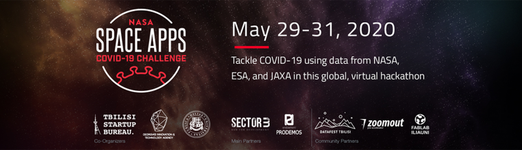 29-31 მაისს COVID-19 პანდემიასთან დაკავშირებით გლობალური ჰაკათონი - NASA Space Apps COVID-19 Challenge-ს ონლაინ რეჟიმში ჩატარდება