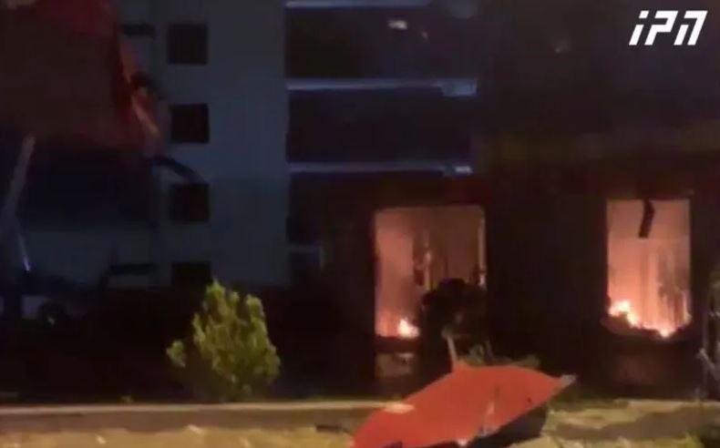 ნუცუბიძის მე-3 პლატოზე გაზგასამართი სადგური აფეთქდა