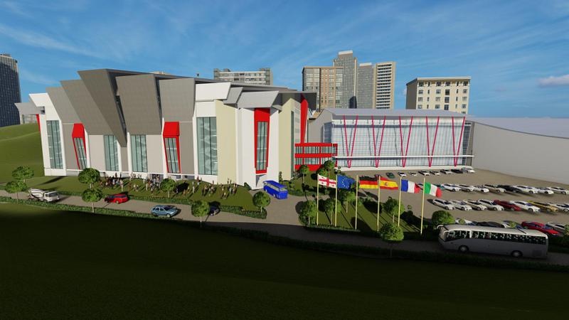 როგორი იქნება ევრობასკეტის არენა თბილისში, რომელიც მაღლივ კორპუსთან შენდება