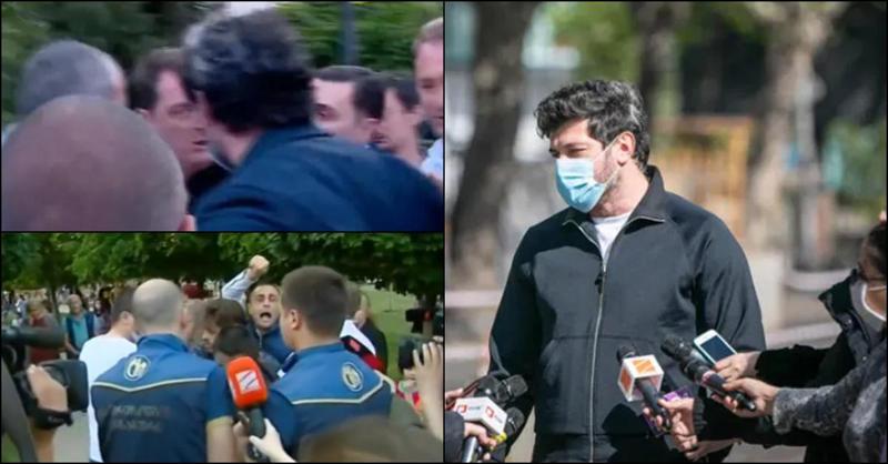 "ძალადობას ადგილი არ ჰქონია... შემოიხია მაისური, არ გამოუვიდა პროვოკაცია და მას მაისურს საჩუქრად გადავცემ" - კალაძე ვარკეთილის ინციდენტზე