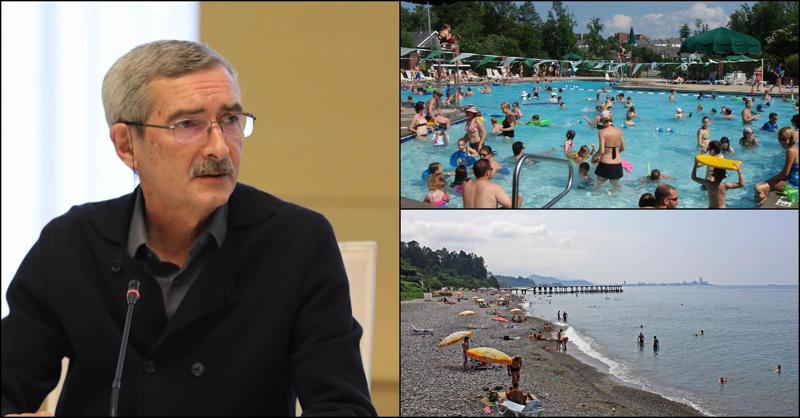 "წყლით კორონავირუსი არ გადადის... აუზზე და ზღვაში ბანაობა საშიში არ არის" - პაატა იმნაძე