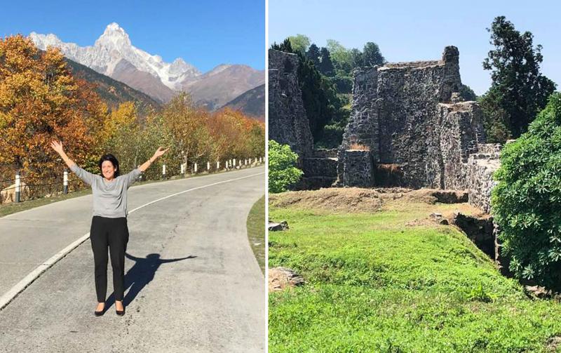 სალომე ზურაბიშვილი ქაჯეთის ციხეს ესტუმრა - ფოტოები "ფეისბუქიდან"