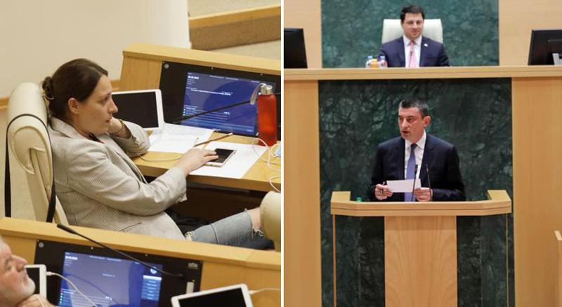 ხოშტარია გახარიას: "ერთადერთი რამ მინდა გთხოვოთ, გადაეცით სუს-ს და ივანიშვილს, რომ ფეხებზე გვკიდია!"