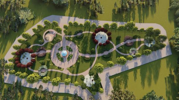 როგორი იქნება პარკი ბახმაროს ცენტრში, რომელზეც 1 მლნ-ზე მეტი ლარი დაიხარჯება - პროექტის ფოტოები