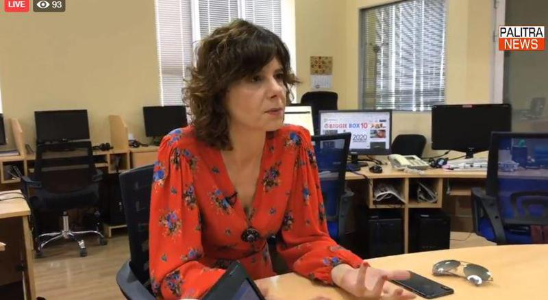 LIVE "ნიუსრუმიდან" - თამარ ჩერგოლეიშვილი