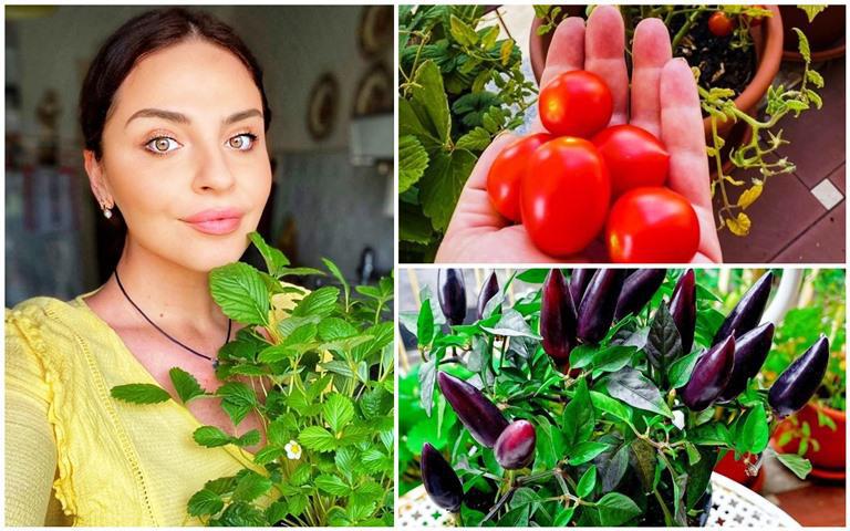 ახალგაზრდა ქართველმა ქალმა რომის ცენტრში ბინის აივანზე ბაღ-ბოსტანი მოაწყო