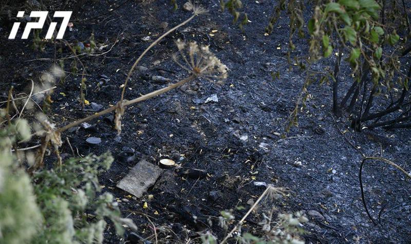 ფოტორეპორტაჟი ადგილიდან, სადაც შაქარაშვილის საქმის მოწმე, გური ამირხანაშვილი იმალებოდა - ტერიტორია გადამწვარია