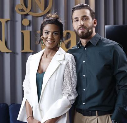 "შოუს გარეთაც ვმეგობრობთ და ეს გვეხმარება, რომ უფრო შეთანხმებულად ვიმუშაოთ" - "დიდი სცენის" წამყვანები პროექტსა და კონკურსანტებზე