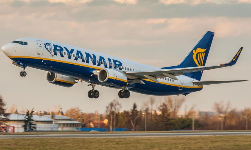 Ryanair-ის თვითმფრინავი, ბორტზე ბომბის შესახებ წერილის გამო, საგანგებოდ დაეშვა