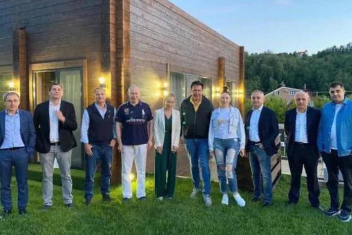 ვანო მერაბიშვილი სტუმრად მიხეილ სააკაშვილთან - ფოტო უკრაინიდან