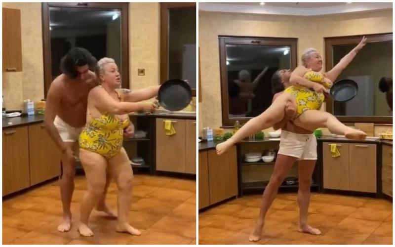 "მეტი აღარ ქნა ნიკოლოზ, ჯანმრთელობისთვის საშიშია" - ცნობილ ბალერონთან გადაღებული ვიდეოს გამო თეონა კონტრიძე გააკრიტიკეს