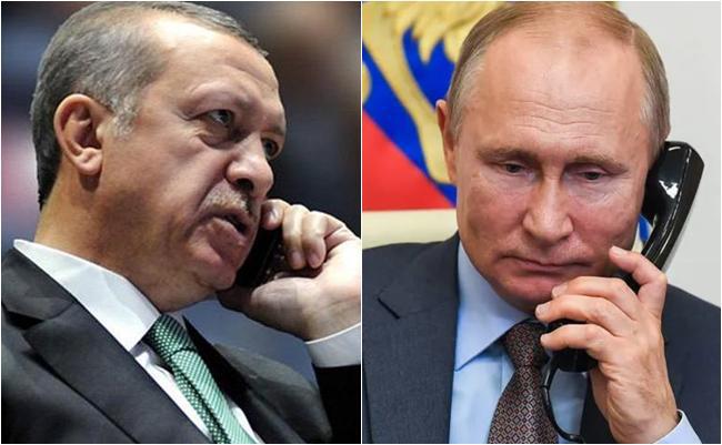 სომხეთ-აზერბაიჯანის საზღვარზე გართულებული ვითარება  რეჯეფ თაიფ ერდოღანმა და ვლადიმირ პუტინმა განიხილეს