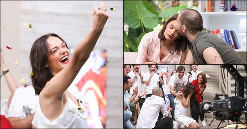 მარიტა ჯანაშია თხოვდება - მოდელს ხელი ცნობილმა მომღერალმა პირდაპირ ეთერში სთხოვა