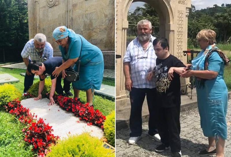 "ბერი გაბრიელის საფლავზე 8 წლის ასაკში პირველად აიდგა ფეხი" - შშმ ოჯახი, რომელიც 200 ქართული ტაძრის მოლოცვას გეგმავს, მორწმუნეებს თხოვნით მიმართავს