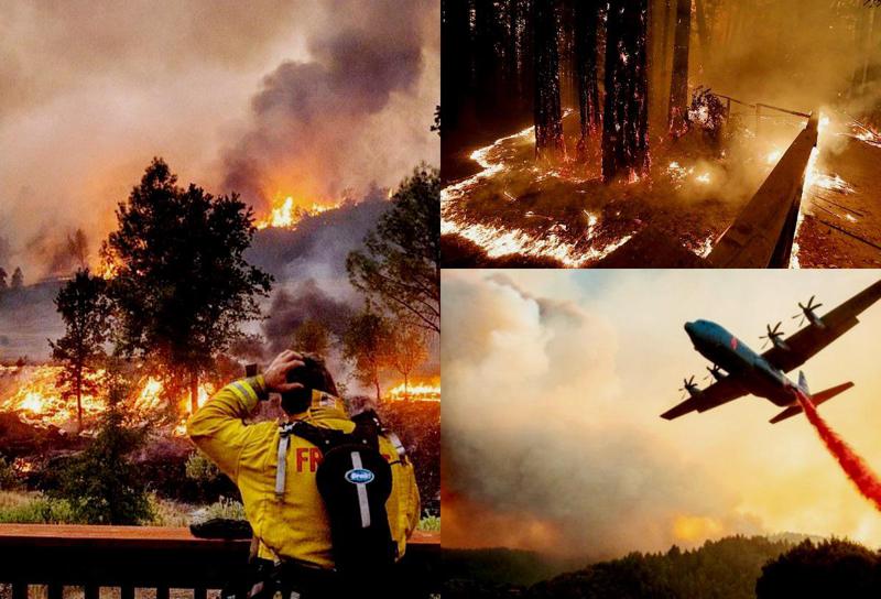 კალიფორნიაში ტყის ხანძარი მძვინვარებს, სტიქიას 6 ადამიანი ემსხვერპლა - აშშ დახმარებას ითხოვს (ფოტოები)