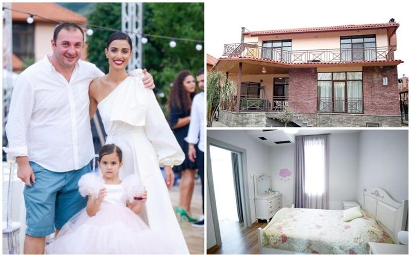 "ზოგჯერ 50 კაცი მყავს სტუმრად, აქ მეტი კომფორტია... არ ვფიქრობთ თბილისში დაბრუნებას" - როგორ გამოიყურება გვანცა დარასელიას მდიდრული სახლი მცხეთაში