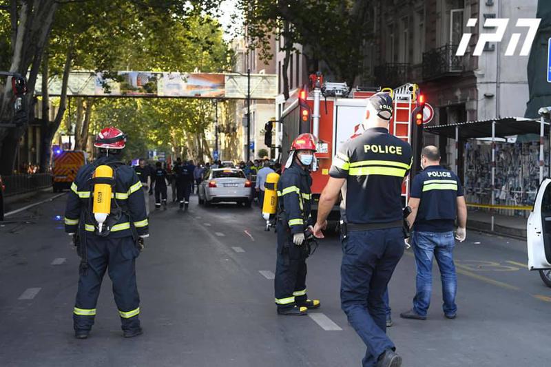 "თბილისი ენერჯის" ინფორმაციით, ფილარმონიასთან აფეთქება ბუნებრივი აირით არ არის გამოწვეული
